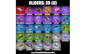 UNIQUE - Spider Gwen, Doom Slayer [20 Skins, 200 Vbucks, 29 Axes, 23 Emotes, 29 Gliders and MORE!]