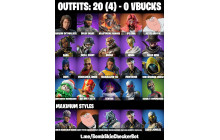 UNIQUE - Anakin Skywalker, Void Warrior Absenz [20 Skins, 20 Axes, 17 Emotes, 17 Gliders and MORE!]