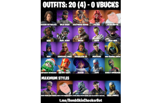 UNIQUE - Anakin Skywalker, Void Warrior Absenz [20 Skins, 20 Axes, 17 Emotes, 17 Gliders and MORE!]