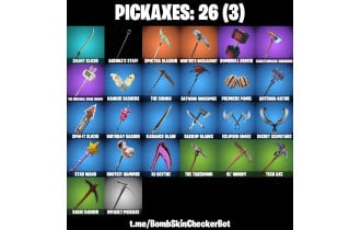 UNIQUE - Spider Man Zero, Renegade Lynx Max, Nolan Chance [22 Skins, 50 Vbucks, 26 Axes, 26 Emotes, 21 Gliders and MORE!]