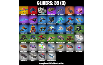 UNIQUE - Ruby Shadows, Polar Peely [20 Skins, 300 Vbucks, 32 Axes, 45 Emotes, 39 Gliders and MORE!]