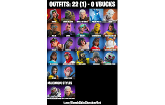 UNIQUE - Rogue, Snap [22 Skins, 30 Axes, 22 Emotes, 23 Gliders and MORE!]