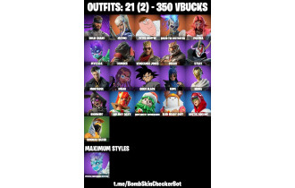 UNIQUE - Peter Griffin, Mizuki [21 Skins, 350 Vbucks, 36 Axes, 31 Emotes, 39 Gliders and MORE!]