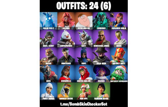 UNIQUE - Peter Griffin, Polar Peely, Valeria [24 Skins, 40 Axes, 34 Emotes, 44 Gliders and MORE!]