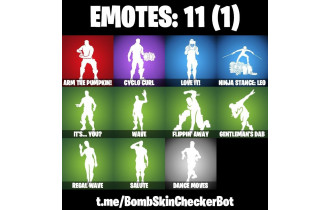 UNIQUE - Skull Trooper , Calamity Max [3 Skins, 450 Vbucks, 6 Axes, 11 Emotes, 8 Gliders and MORE!]