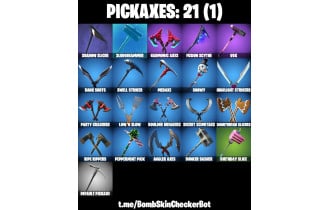 UNIQUE - Ruby Shadows, Rippley Vs Sludge [19 Skins, 450 Vbucks, 21 Axes, 28 Emotes, 21 Gliders and MORE!]