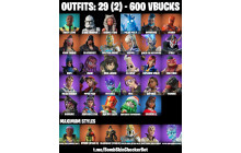 UNIQUE - Clone Trooper, Ahsoka Tano, Polar Peely [29 Skins, 600 Vbucks, 44 Axes, 46 Emotes, 44 Gliders and MORE!]