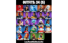 UNIQUE - Spider Man, Ruby Shadows, Rox Max [24 Skins, 36 Axes, 26 Emotes, 41 Gliders and MORE!]