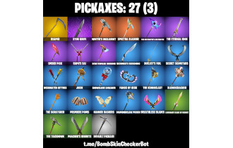 UNIQUE - Solid Snake Max, Reaper Axe, Peter Griffin Max [22 Skins, 450 Vbucks, 27 Axes, 21 Emotes, 28 Gliders and MORE!]