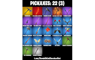 UNIQUE - Trailblazer, Ruby Shadows, Polar Peely [13 Skins, 22 Axes, 18 Emotes, 25 Gliders and MORE!]