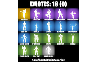 UNIQUE - Trailblazer, Ruby Shadows, Polar Peely [13 Skins, 22 Axes, 18 Emotes, 25 Gliders and MORE!]