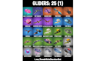 UNIQUE - Trailblazer, Ruby Shadows, Polar Peely [13 Skins, 22 Axes, 18 Emotes, 25 Gliders and MORE!]