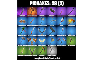 UNIQUE - Calamity Max, Lynx Max [21 Skins, 650 Vbucks, 28 Axes, 29 Emotes, 29 Gliders and MORE!]