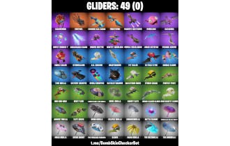 UNIQUE - Dark Bomber, Omegarok Max [21 Skins, 500 Vbucks, 45 Axes, 37 Emotes, 49 Gliders and MORE!]