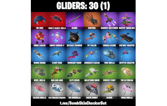 UNIQUE - John Cena, Solid Snake, Son Goku [33 Skins, 100 Vbucks, 37 Axes, 25 Emotes, 30 Gliders and MORE!]