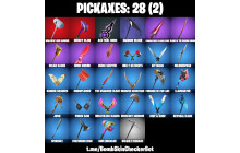 UNIQUE - Spider Man, Prowler [20 Skins, 28 Axes, 26 Emotes, 27 Gliders and MORE!]