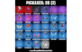 UNIQUE - Spider Man, Prowler [20 Skins, 28 Axes, 26 Emotes, 27 Gliders and MORE!]