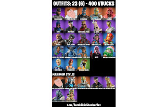 UNIQUE - Peter Griffin Max, Omegarok Max [23 Skins, 400 Vbucks, 29 Axes, 28 Emotes, 27 Gliders and MORE!]