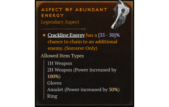 Aspect of Abundant Energy [Max Roll]