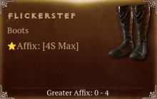 Flickerstep [ ⭐️ Affix: MAX ROLL]