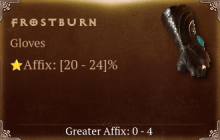 Frostburn [ ⭐️ Affix: HIGH ROLL]