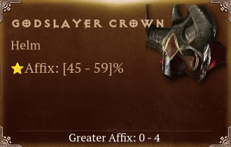 Godslayer Crown [ ⭐️ Affix: HIGH ROLL]