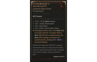 Paingorger's Gauntlets [ ⭐️ Affix: MAX ROLL]