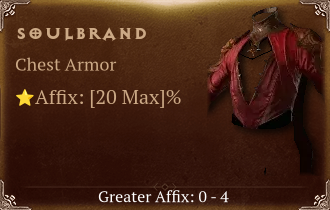 Soulbrand [ ⭐️ Affix: MAX ROLL]