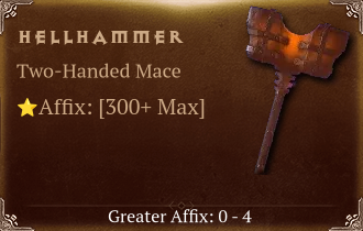 Hellhammer [ ⭐️ Affix: MAX ROLL]