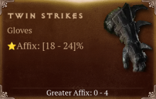 Twin Strikes [ ⭐️ Affix: HIGH ROLL]