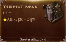 Tempest Roar [ ⭐️ Affix: HIGH ROLL]