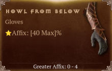 Howl from Below [ ⭐️ Affix: MAX ROLL]