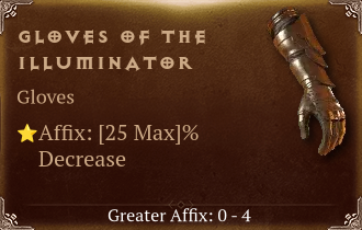 Gloves of the Illuminator [ ⭐️ Affix: MAX ROLL]