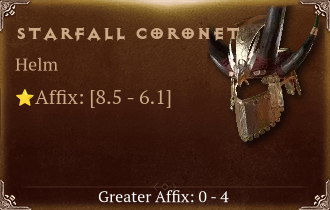 Starfall Coronet [ ⭐️ Affix: HIGH ROLL]