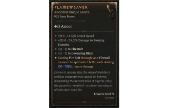 Flameweaver [ ⭐️ Affix: HIGH ROLL]