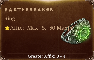 EarthBreaker [ ⭐️ Affix: MAX ROLL]