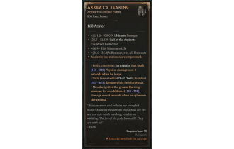 Arreat's Bearing [ ⭐️ Affix: MAX ROLL]