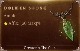 Dolmen Stone [ ⭐️ Affix: MAX ROLL]