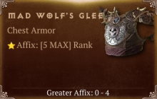 Mad Wolf's Glee [ ⭐️ Affix: MAX ROLL]