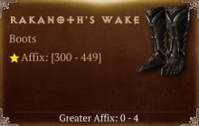 Rakanoth's Wake [ ⭐️ Affix: HIGH ROLL]