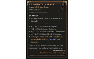 Rakanoth's Wake [ ⭐️ Affix: HIGH ROLL]