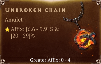 Unbroken Chain [ ⭐️ Affix: HIGH ROLL]