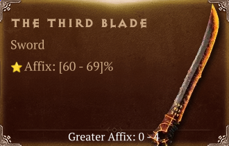 The Third Blade [ ⭐️ Affix: HIGH ROLL]