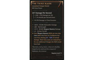 The Third Blade [ ⭐️ Affix: HIGH ROLL]