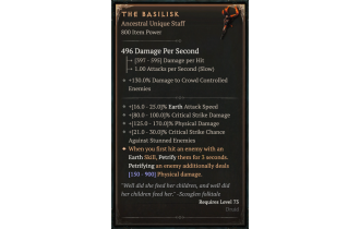 The Basilisk [ ⭐️ Affix: HIGH ROLL]