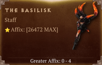 The Basilisk [ ⭐️ Affix: MAX ROLL]