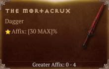 The Mortacrux [ ⭐️ Affix: MAX ROLL]