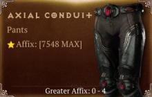 Axial Conduit [ ⭐️ Affix: MAX ROLL]