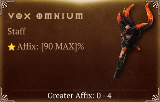 Vox Omnium [ ⭐️ Affix: MAX ROLL]