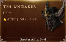 The Unmaker [ ⭐️ Affix: HIGH ROLL]